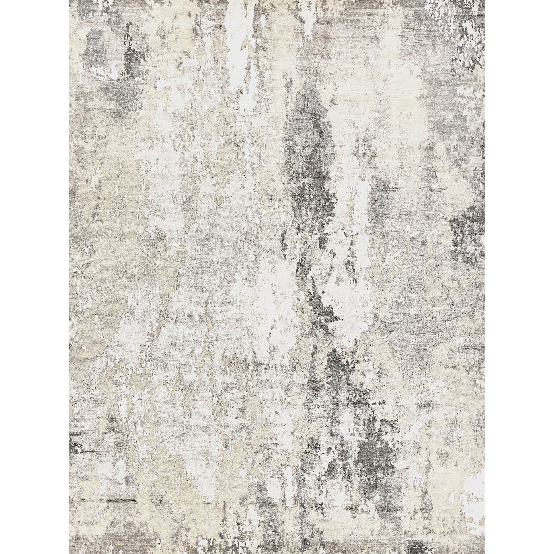 Cosmo Rug - Silver, Gray, Ivory by Exquisite Rugs in silver/gray/ivory. Made from ivory in a unique style.