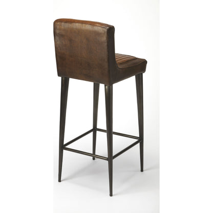 Maxwell Leather Bar Stool by Butler Specialty Company. Made from unique in a cottage & farmhouse style.