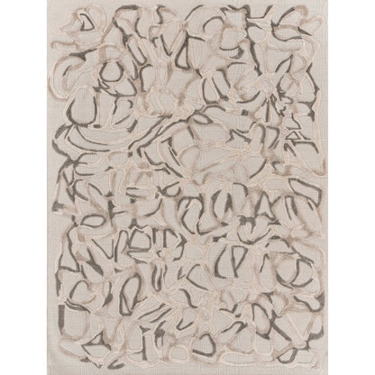 Goudy 4347 Rug by Exquisite Rugs in brown, cappucino, cream. Made from wool, bamboo silk in a unique style.