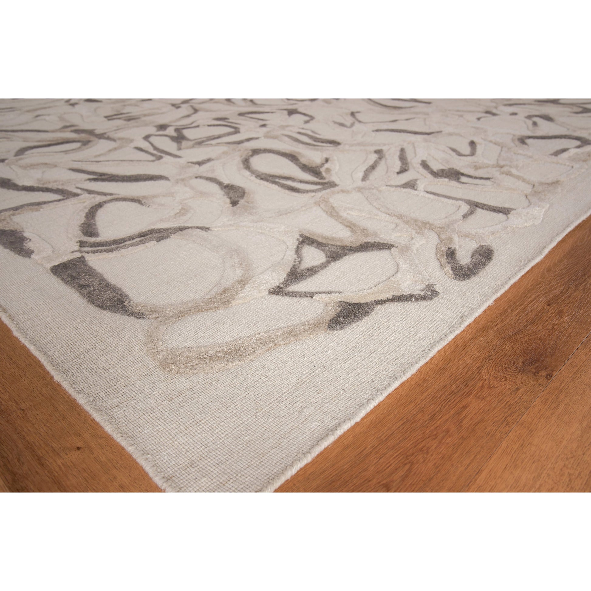 Goudy 4347 Rug by Exquisite Rugs in brown, cappucino, cream. Made from wool, bamboo silk in a unique style.