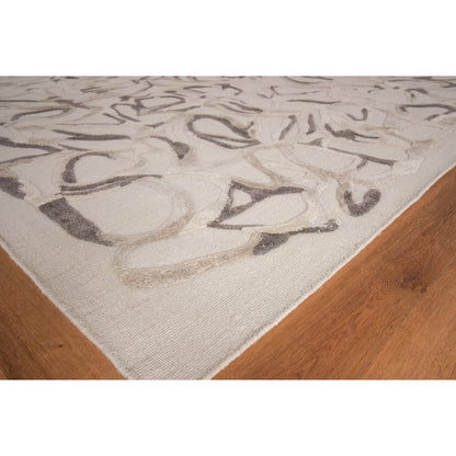 Goudy 4347 Rug by Exquisite Rugs in brown, cappucino, cream. Made from wool, bamboo silk in a unique style.
