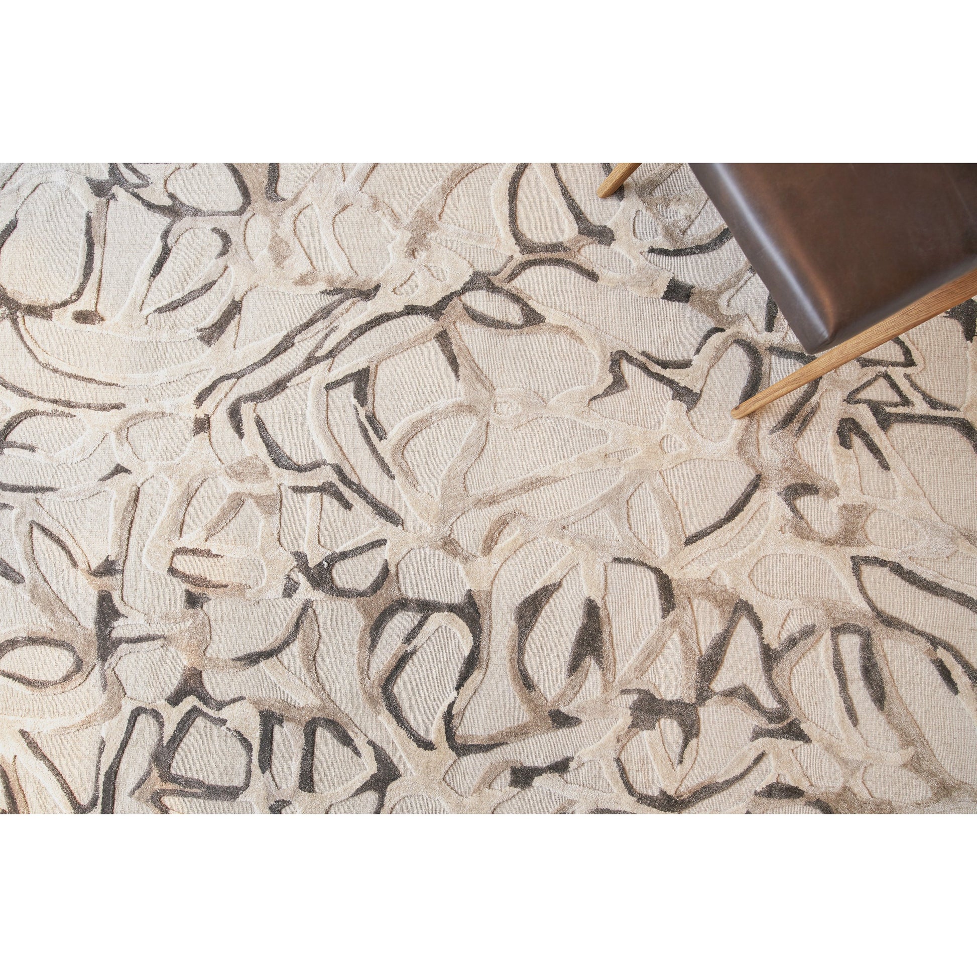 Goudy Rug by Exquisite Rugs. Made from wool, bamboo silk in a unique style.