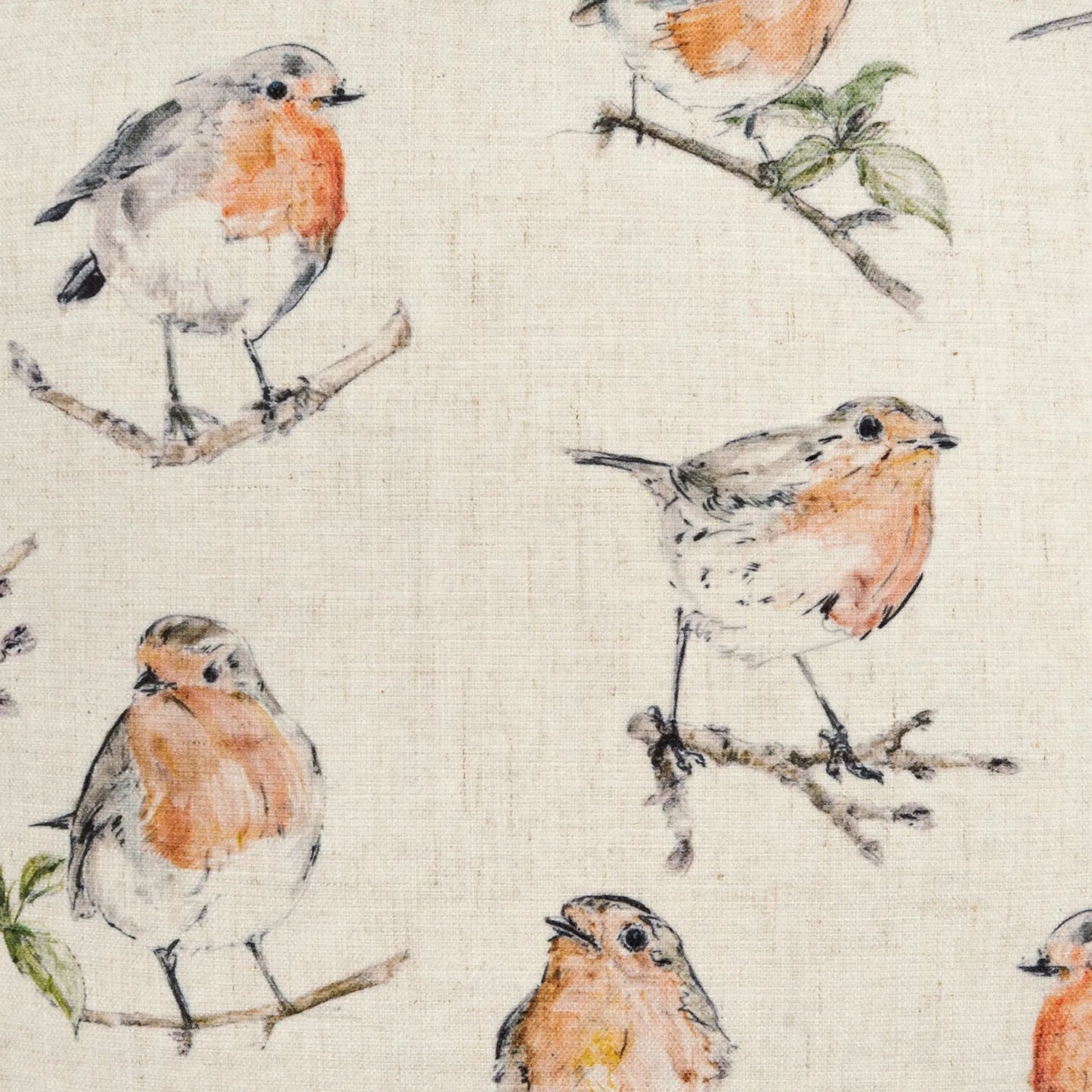 002 SI-2514256 | Closeup | Aviary Pillow by DV Kap Home in blue, coral, salmon. Made from 90% polyester, 10% linen in a eclectic & global style.