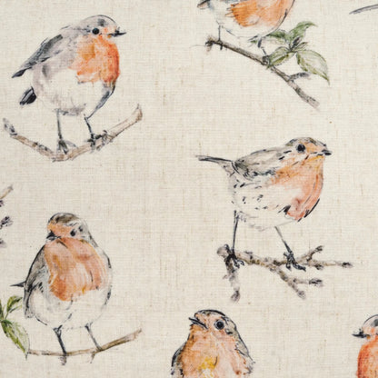 Aviary Pillow by DV Kap Home in blue, coral, salmon. Made from 90% polyester, 10% linen in a eclectic & global style.
