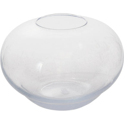 Bala Vase by Accent Decor in clear. Made from glass in a unique style.