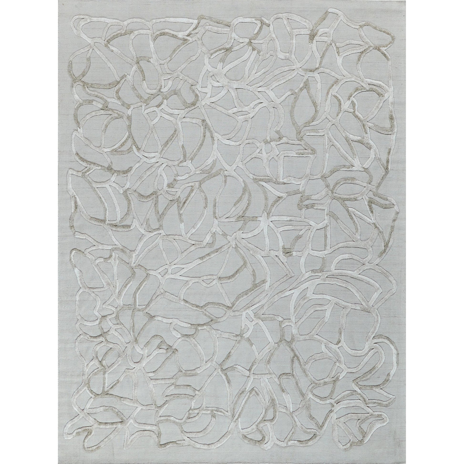 Goudy 4349 Rug by Exquisite Rugs in ivory, beige. Made from wool, bamboo silk in a unique style.