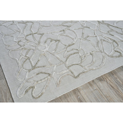 Goudy 4349 Rug by Exquisite Rugs in ivory, beige. Made from wool, bamboo silk in a unique style.
