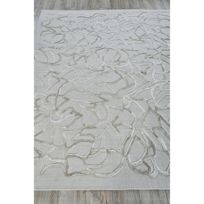 Goudy 4349 Rug by Exquisite Rugs in ivory, beige. Made from wool, bamboo silk in a unique style.