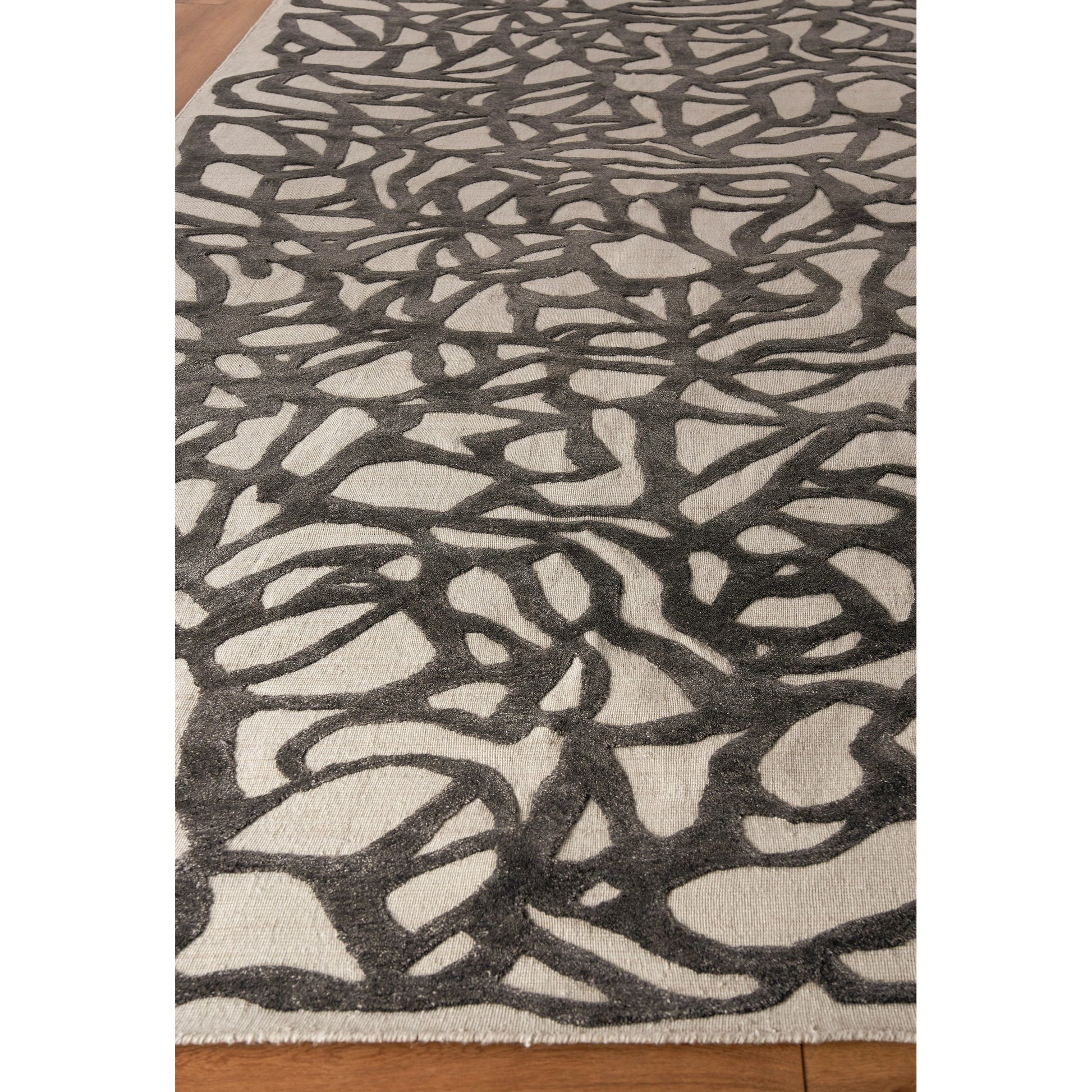 Goudy Rug by Exquisite Rugs. Made from wool, bamboo silk in a unique style.