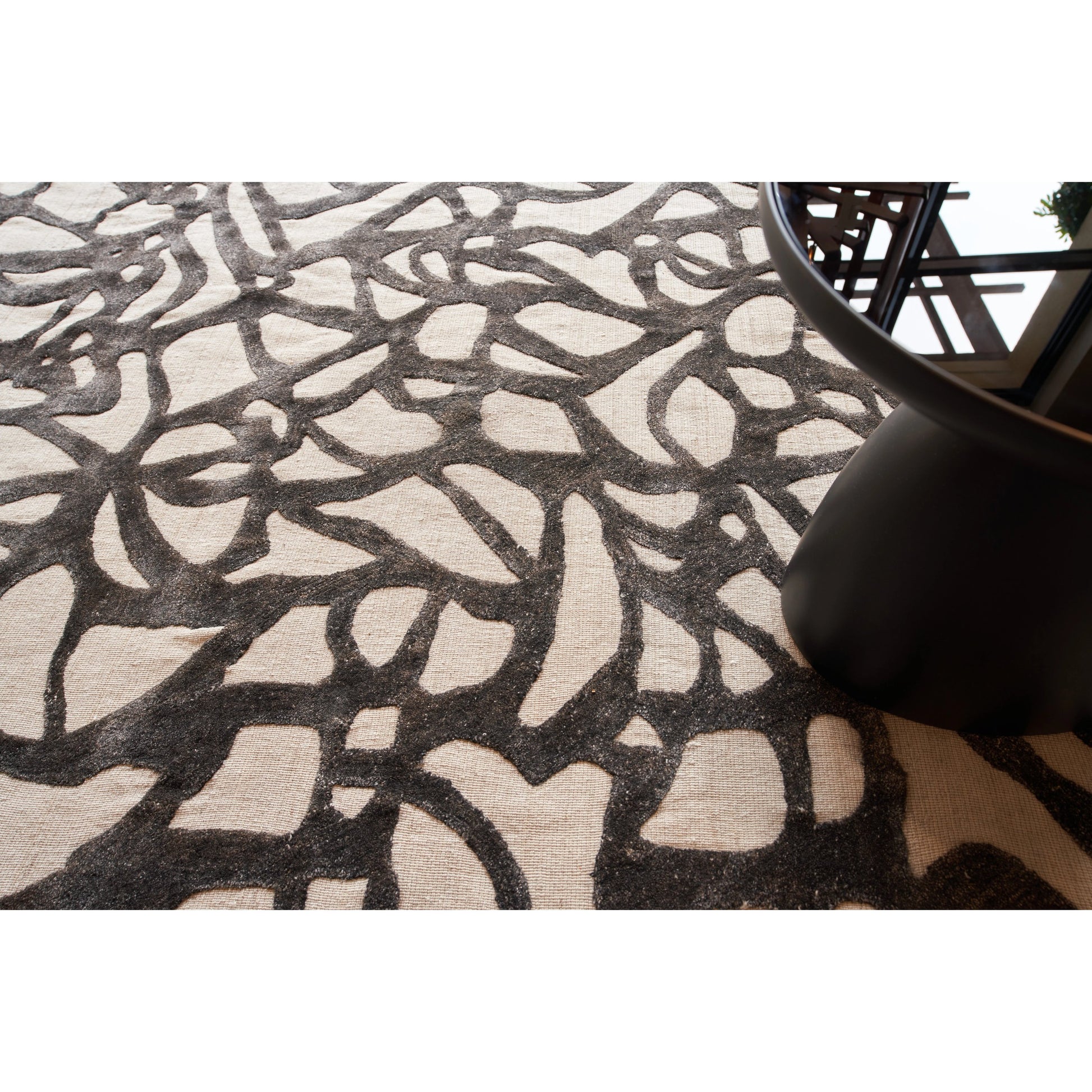 Goudy Rug by Exquisite Rugs. Made from wool, bamboo silk in a unique style.