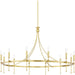 Gates Chandelier by Hudson Valley. Made from steel in a transitional style.
