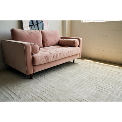 Castelli 4351 Rug by Exquisite Rugs in ivory. Made from bamboo silk, wool in a unique style.