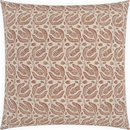 Marant Pillow by DV Kap Home in red. Made from 50% cotton, 35% viscose, 15% linen in a unique style.
