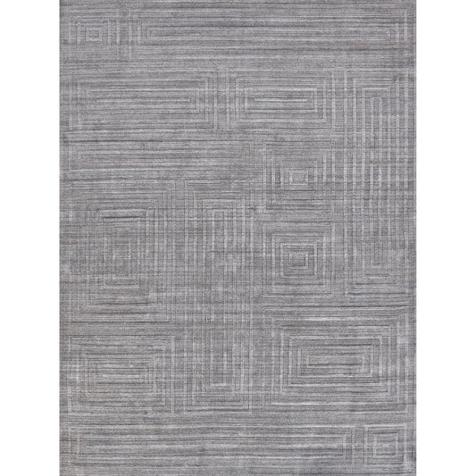 Castelli 4353 Rug by Exquisite Rugs in gray. Made from bamboo silk, wool in a unique style.