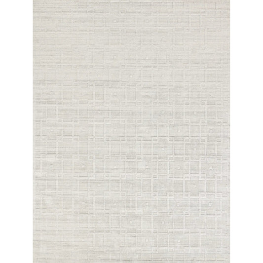 Castelli 4354 Rug by Exquisite Rugs in ivory. Made from bamboo silk, wool in a unique style.