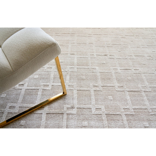 Castelli 4355 Rug by Exquisite Rugs in beige. Made from unique in a unique style.