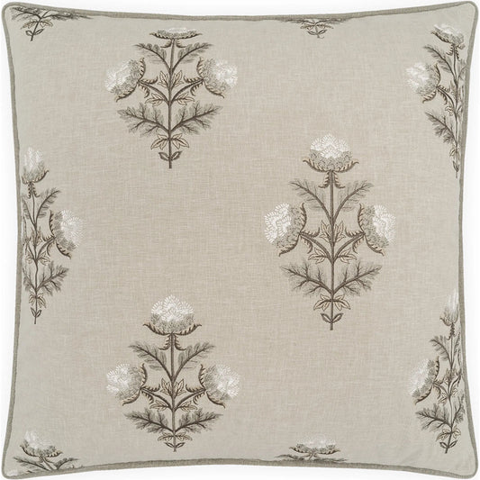 Bloomfield Pillow by DV Kap Home. Made from base: 52% polyester, 48% cotton in a traditional style.