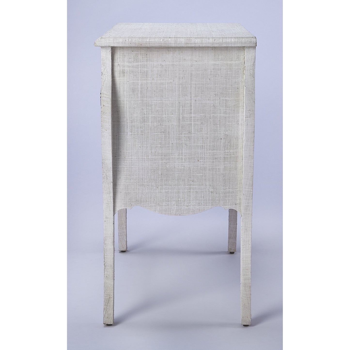 002 S-346223 | Additional Silo | Felicia Accent Chest by Butler Specialty Company in off white and white raffia. Made from natural raffia, plywood, mdf, silver finished aluminum hardware in a eclectic & global style.