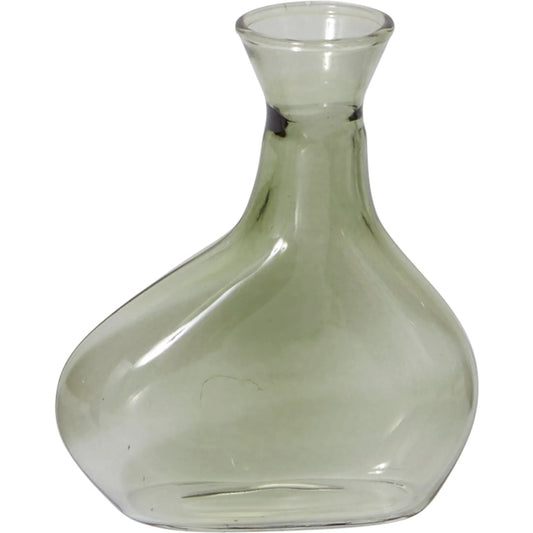 Seaglass Budvase 2 (Set of 2) by Accent Decor in green. Made from glass in a modern style.