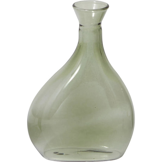 Seaglass Budvase 2 (Set of 2) by Accent Decor in green. Made from glass in a modern style.