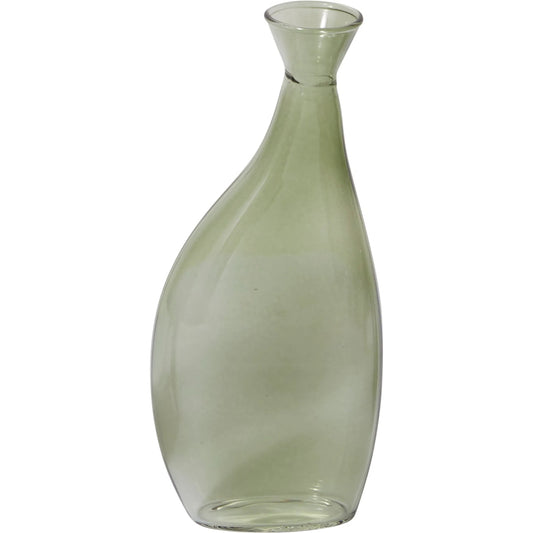 Seaglass Budvase 2 (Set of 2) by Accent Decor in green. Made from glass in a modern style.