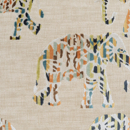 Eleeza Pillow by DV Kap Home in tan. Made from 45% cotton, 28% polyester, 27% viscose in a unique style.