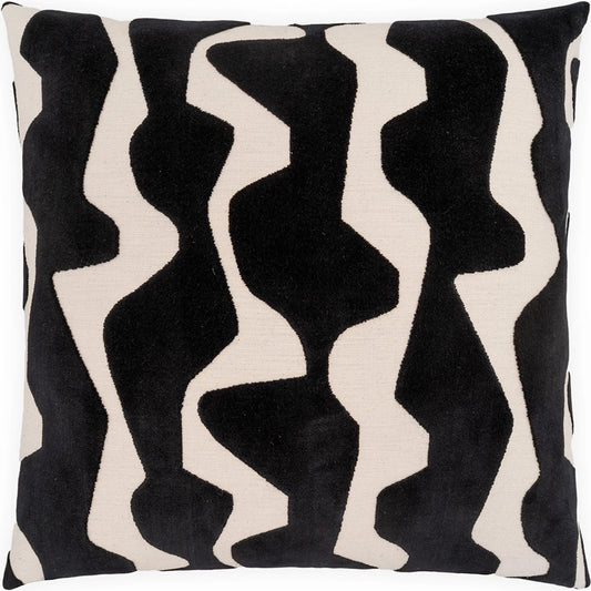 Spazzio Pillow by DV Kap Home. Made from 50% viscose, 27% polyester, 23% cotton in a unique style.