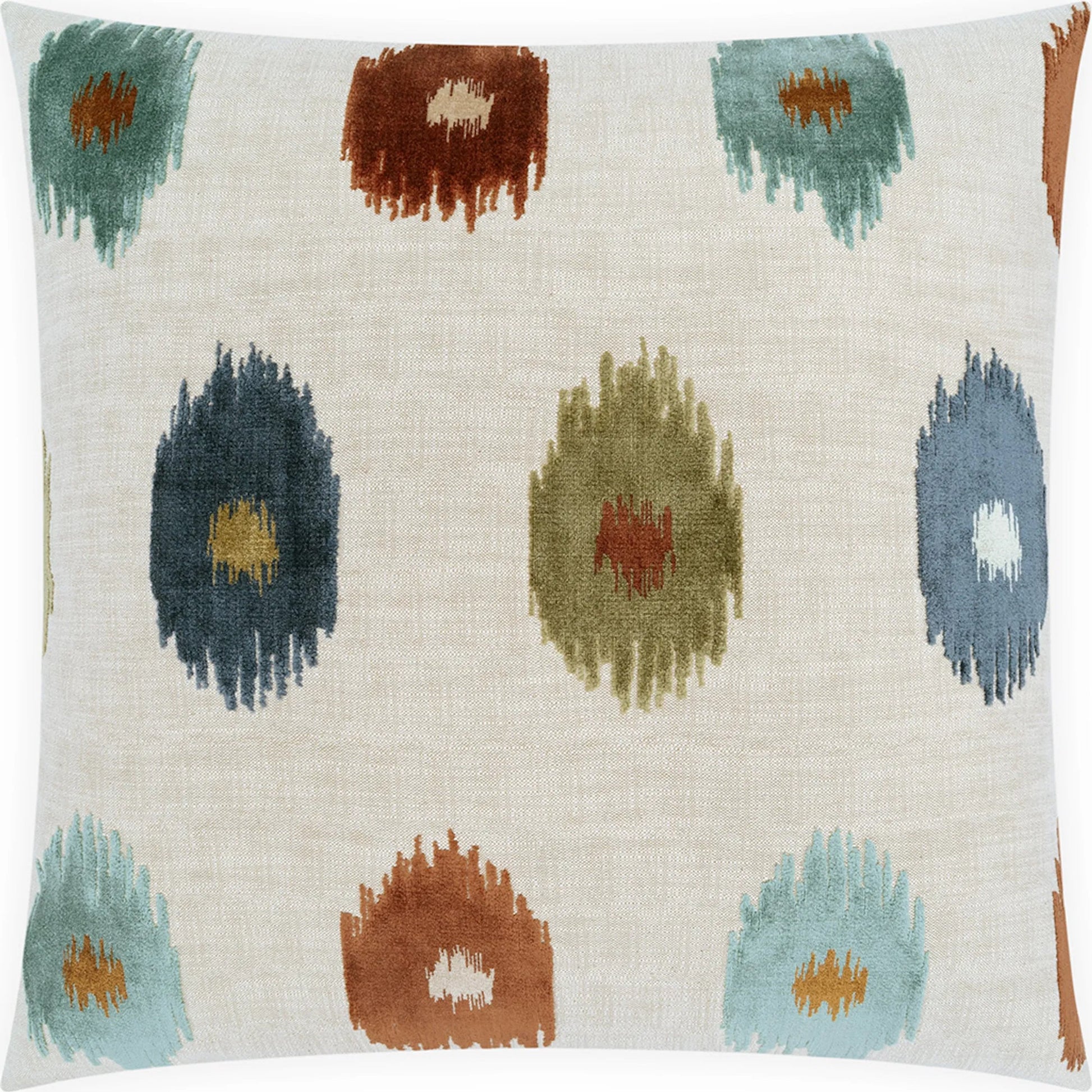 Solani Pillow by DV Kap Home in multicolor. Made from 43% cotton, 31% viscose, 26% polyester in a eclectic & global style.