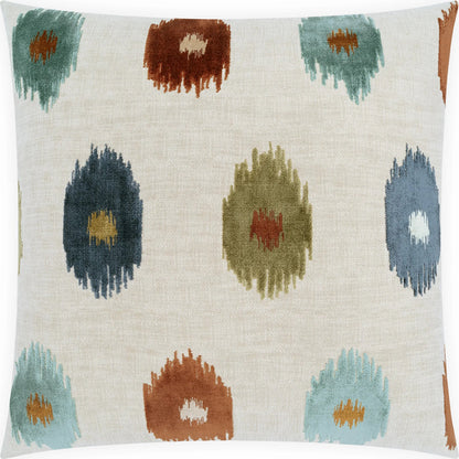Solani Pillow by DV Kap Home in multicolor. Made from 43% cotton, 31% viscose, 26% polyester in a eclectic & global style.