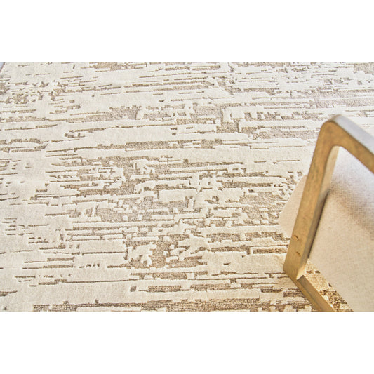 Platinum Rug - Light Beige by Exquisite Rugs in light beige. Made from new zealand wool, nettle fiber in a unique style.