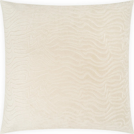 Santoro Pillow by DV Kap Home in cream. Made from 100% polyester in a unique style.