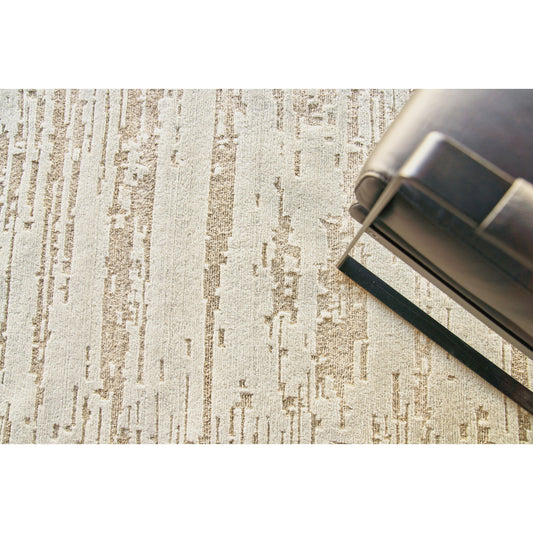 Platinum Rug - Gray by Exquisite Rugs in gray. Made from new zealand wool, nettle fiber in a unique style.