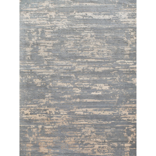 Platinum Rug - Charcoal by Exquisite Rugs in charcoal. Made from new zealand wool, nettle fiber in a unique style.