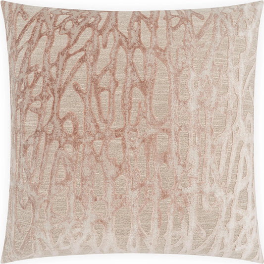 Phantasm Pillow by DV Kap Home in blush. Made from unique in a unique style.
