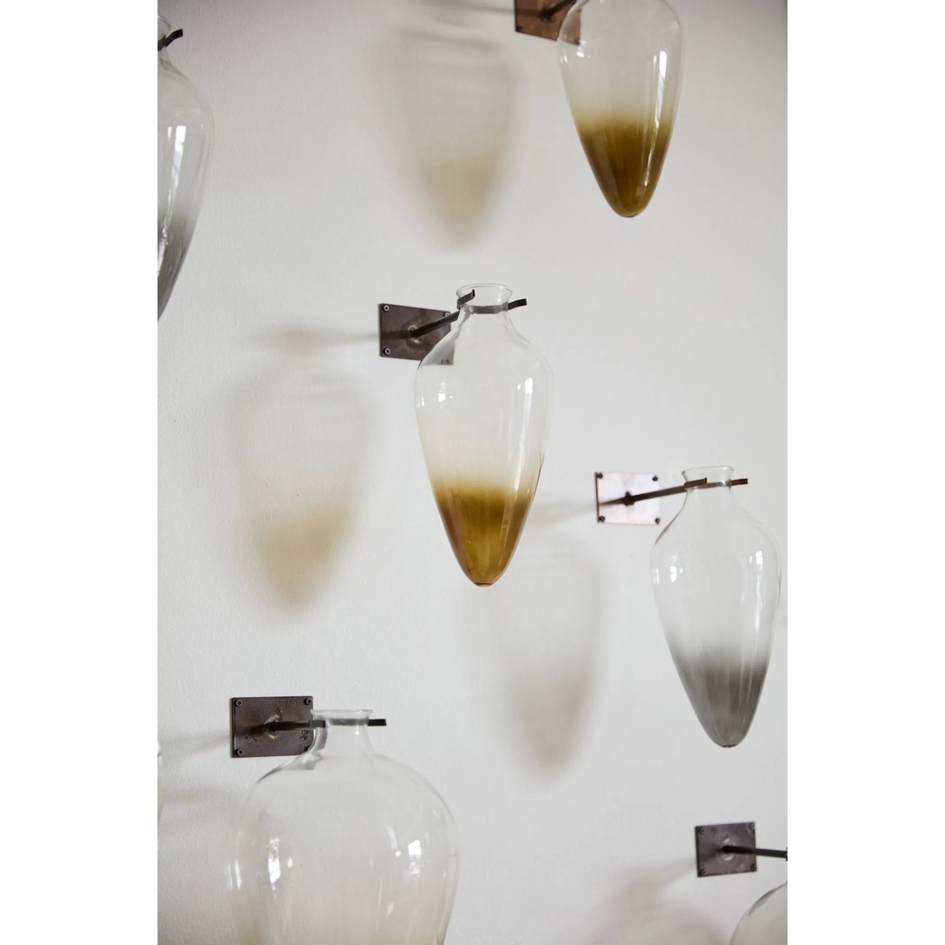 Envision Wall Mount Vase 3 (Set of 3) by Accent Decor. Made from glass in a unique style.