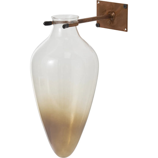 Envision Wall Mount Vase 3 (Set of 3) by Accent Decor. Made from glass in a unique style.