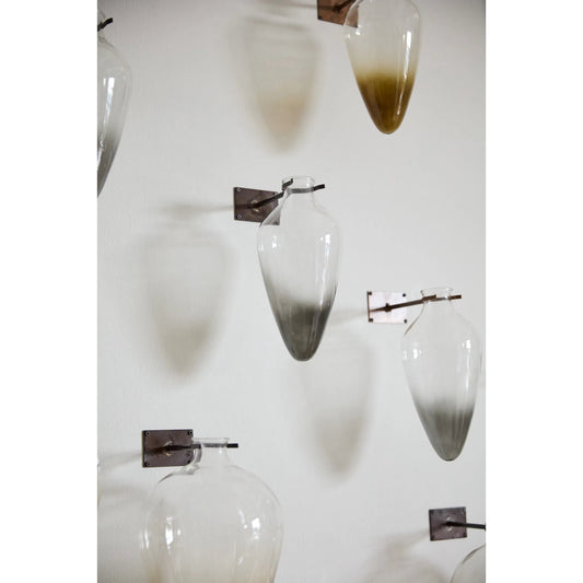 Envision Wall Mount Vase 3 (Set of 3) by Accent Decor. Made from glass in a unique style.
