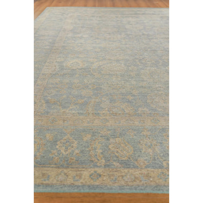 Harper Rug by Exquisite Rugs in light blue, beige. Made from new zealand wool in a unique style.