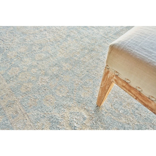 Harper Rug - Blue, Beige by Exquisite Rugs in blue/beige. Made from unique in a unique style.