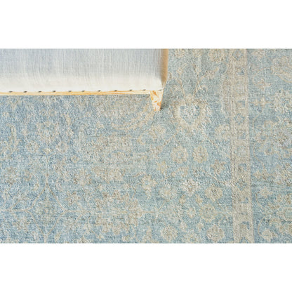 Harper Rug by Exquisite Rugs in light blue, beige. Made from new zealand wool in a unique style.