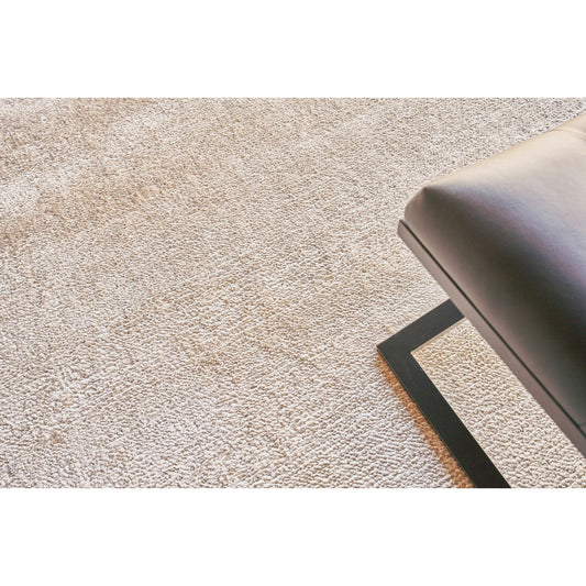 Plush Rug - Light Beige by Exquisite Rugs in light beige. Made from bamboo silk, mohair in a unique style.