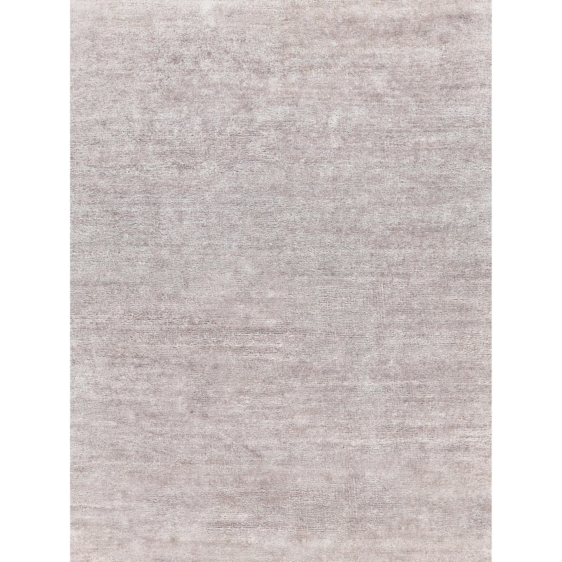 Plush Rug - Light Silver by Exquisite Rugs in light silver. Made from bamboo silk, mohair in a unique style.