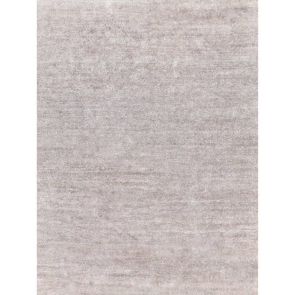 Plush Rug - Light Silver by Exquisite Rugs in light silver. Made from bamboo silk, mohair in a unique style.