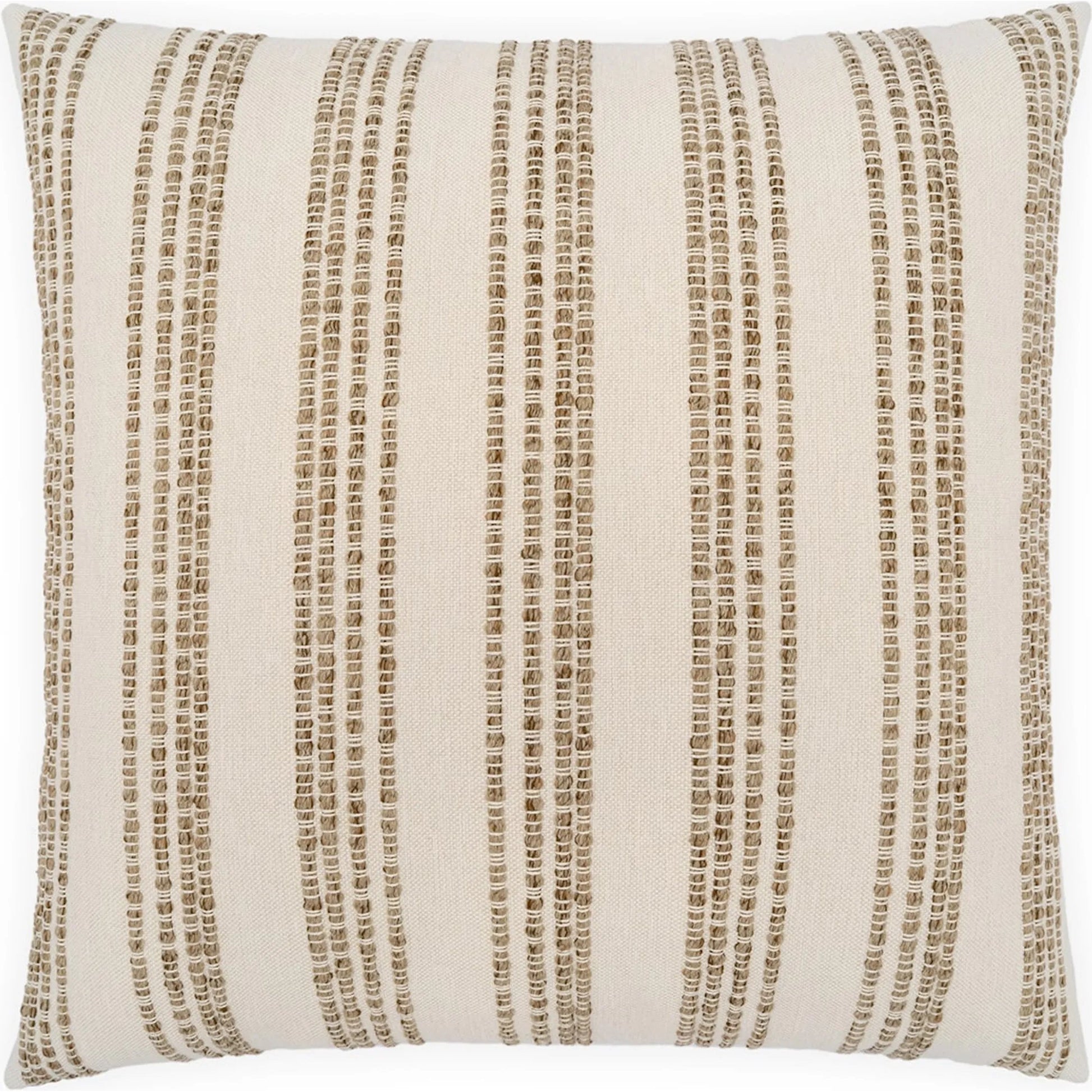 Loom Line Pillow by DV Kap Home. Made from 45% pcrpolyester, 35% cotton, 20% polyester in a unique style.