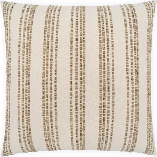 Loom Line Pillow by DV Kap Home. Made from 45% pcrpolyester, 35% cotton, 20% polyester in a unique style.