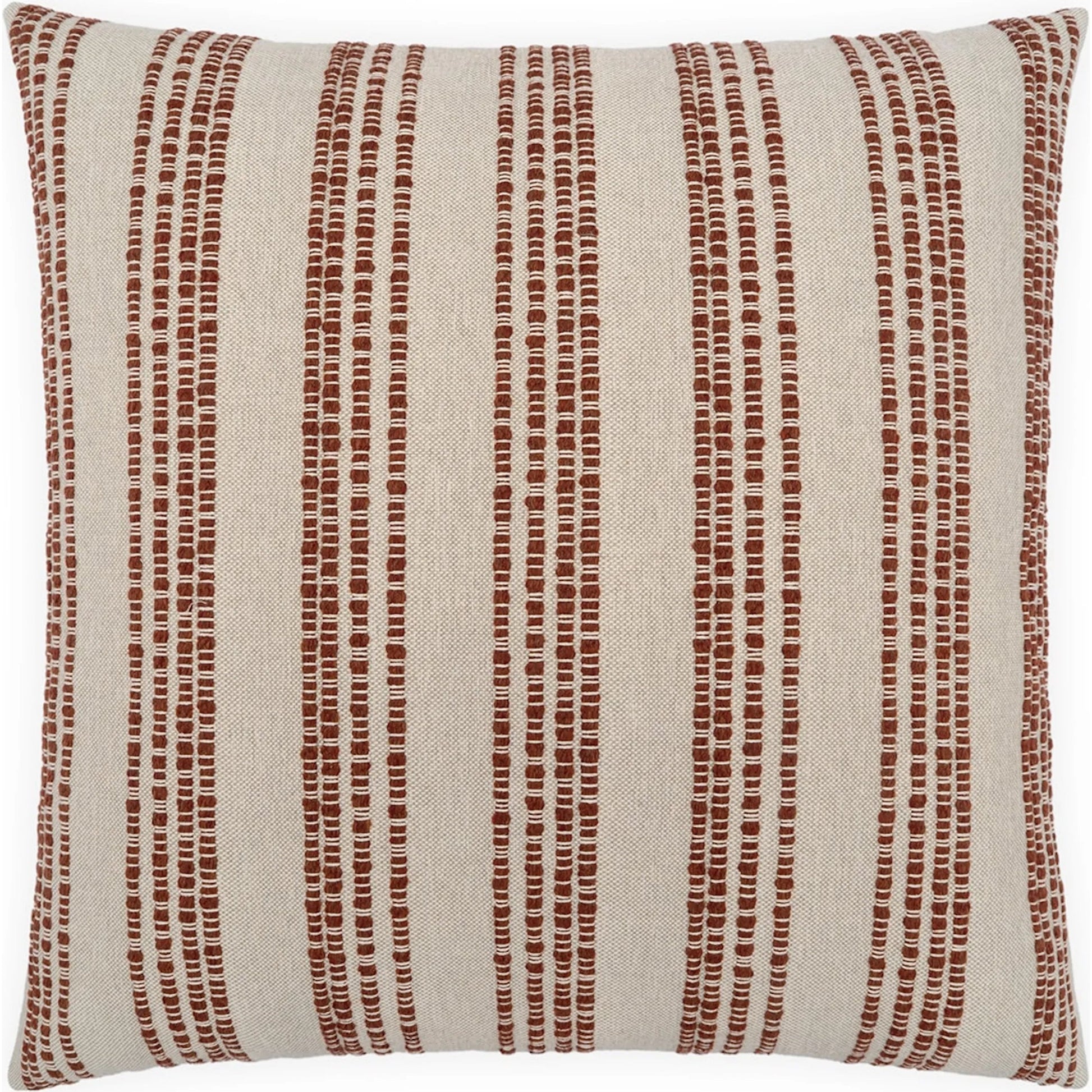 Loom Line Pillow by DV Kap Home. Made from 45% pcrpolyester, 35% cotton, 20% polyester in a unique style.
