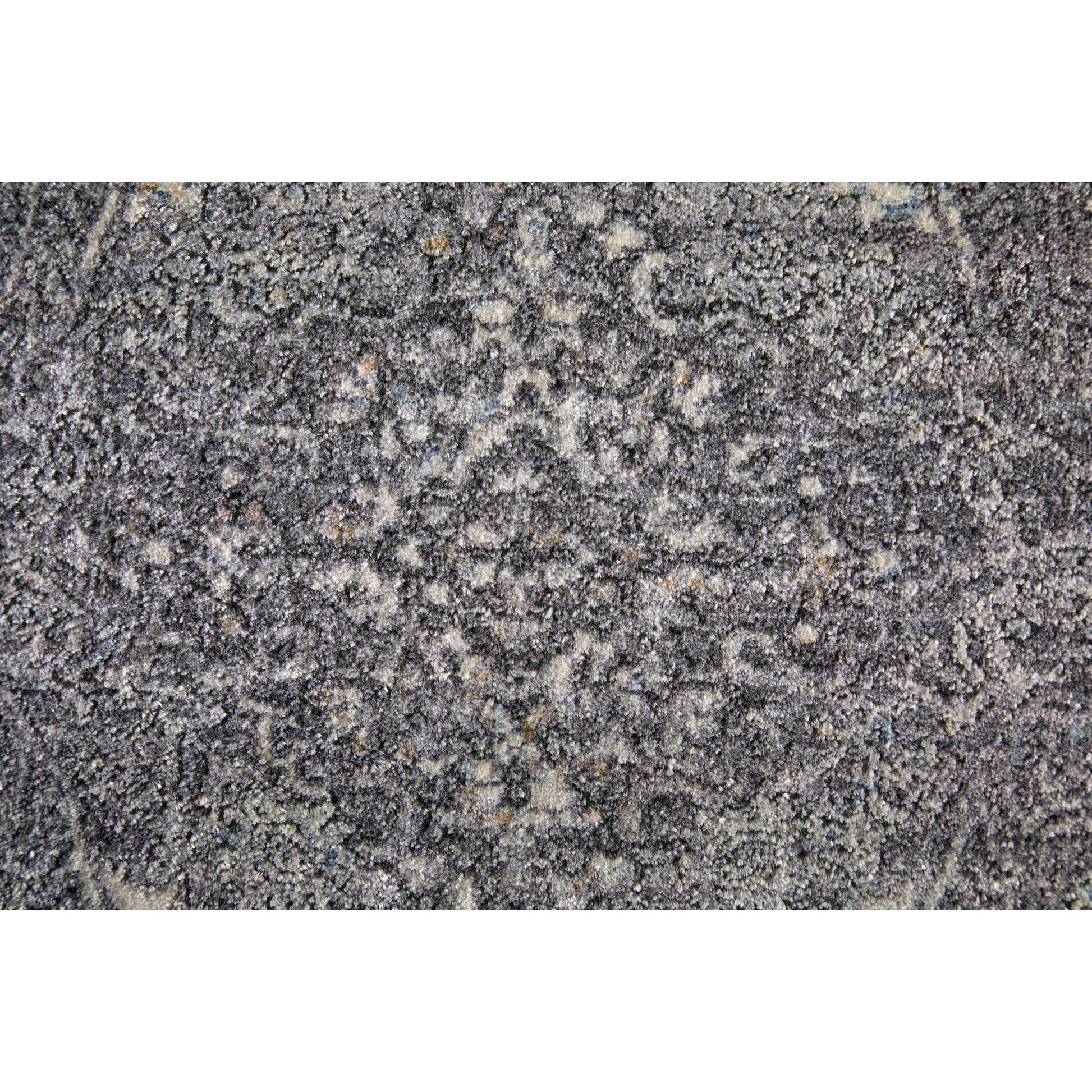 Sarrant Transitional Rug - 3967F by Feizy in gray, silver, ivory. Made from viscose, polyester in a unique style.