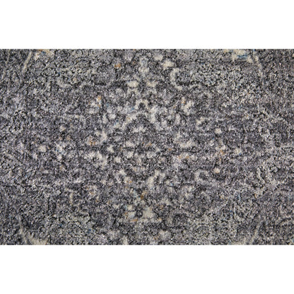 Sarrant Transitional Rug - 3967F by Feizy in gray, silver, ivory. Made from viscose, polyester in a unique style.