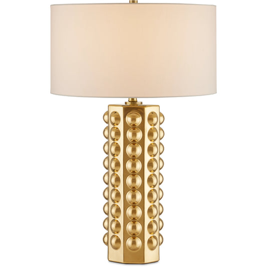 Cassandra Table Lamp by Currey and Company. Made from ceramic in a modern style.