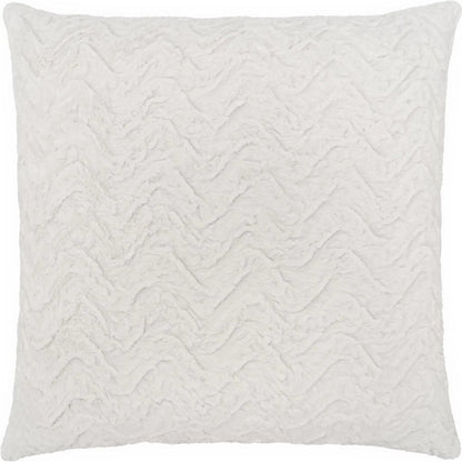 Beluga Pillow by DV Kap Home in white. Made from 100% polyester in a unique style.